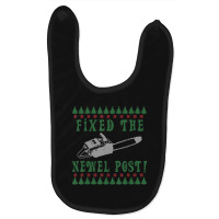 Chainsaw Christmas Ugly Christmas Sweater Baby Bibs | Artistshot