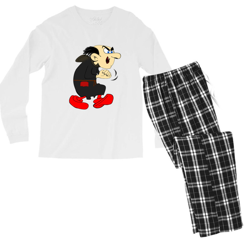 Gargamel For Boyfriend Men's Long Sleeve Pajama Set by MarlonTaylor | Artistshot