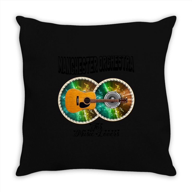 Manchester Orchestra (3) Throw Pillow | Artistshot