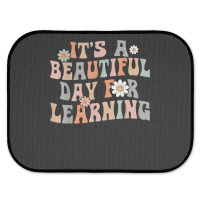 Its Beautiful Day For Learning Retro Teacher Students Womengift Rear Car Mat | Artistshot