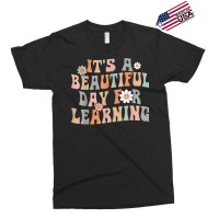 Its Beautiful Day For Learning Retro Teacher Students Womengift Exclusive T-shirt | Artistshot