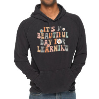 Its Beautiful Day For Learning Retro Teacher Students Womengift Vintage Hoodie | Artistshot