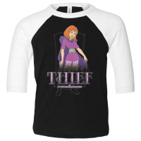 Womens Dungeons & Dragons Thief Portrait V-neck Toddler 3/4 Sleeve Tee | Artistshot