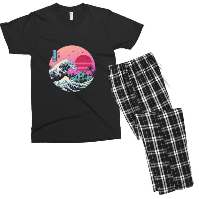 The Great Retro Wave Men's T-shirt Pajama Set | Artistshot