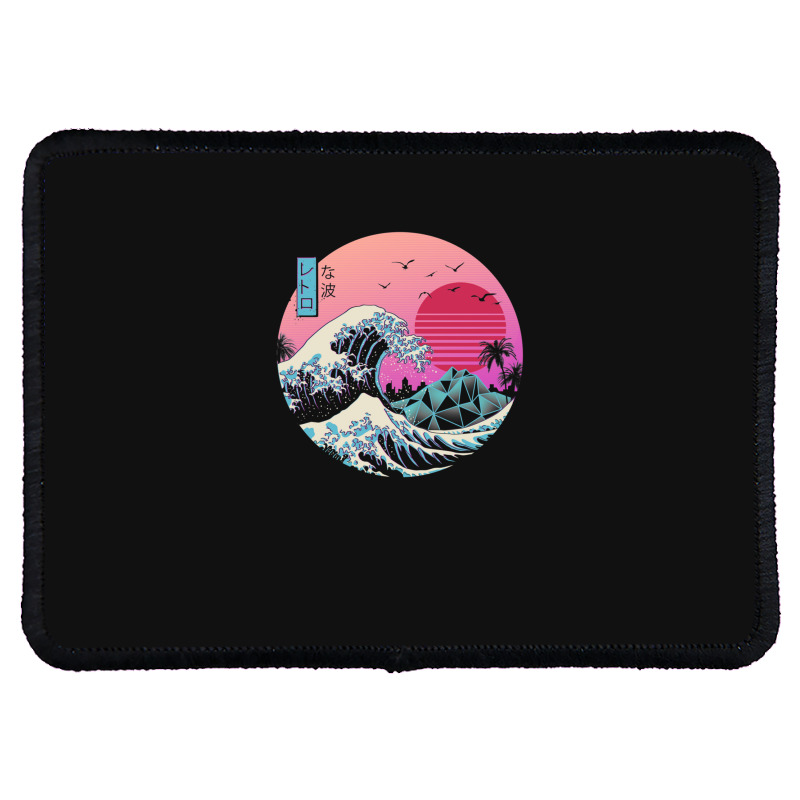 The Great Retro Wave Rectangle Patch | Artistshot