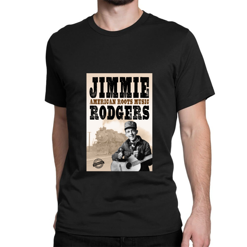 Jimmie Rodgers - American Roots Classic Classic T-shirt by JamesMccollough | Artistshot