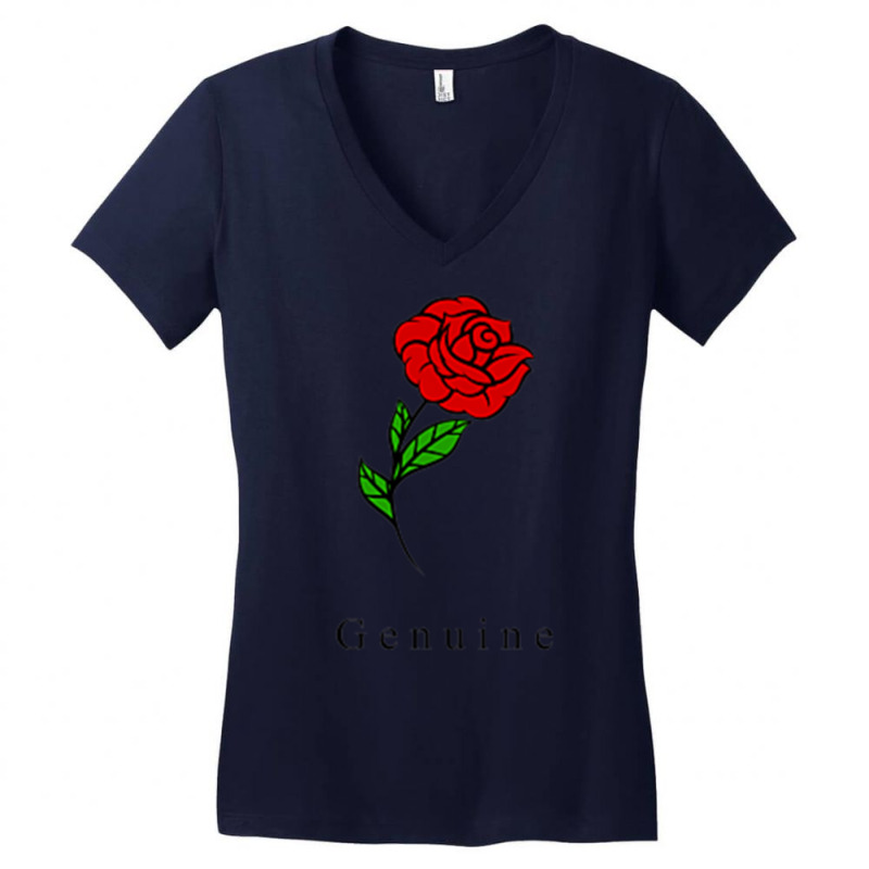 Genuine By Anthony Polo Rose Tshirt Women's V-neck T-shirt | Artistshot