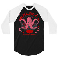 Womens Dungeons & Dragons Valentine's Day Mind Flayer Hearts V-neck 3/4 Sleeve Shirt | Artistshot