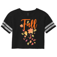 Autumn Leaf Fall Season Leaf Love Autumn Scorecard Crop Tee | Artistshot