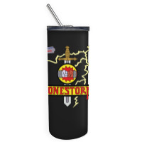 Bonestorm Skinny Tumbler | Artistshot