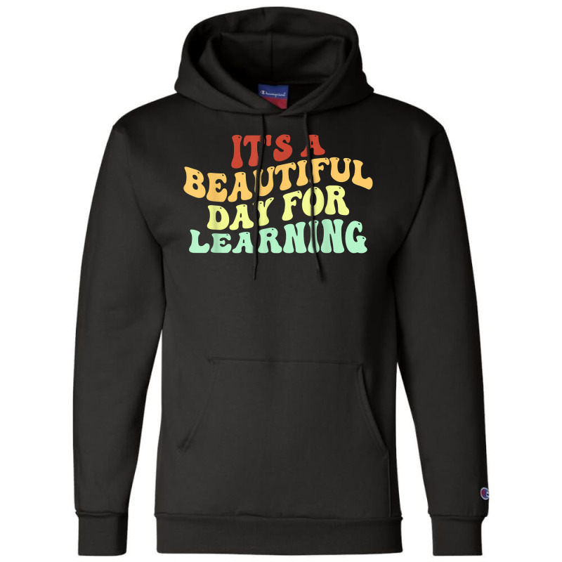 Its Beautiful Day For Learning Student Teacher Retro Women Champion Hoodie | Artistshot