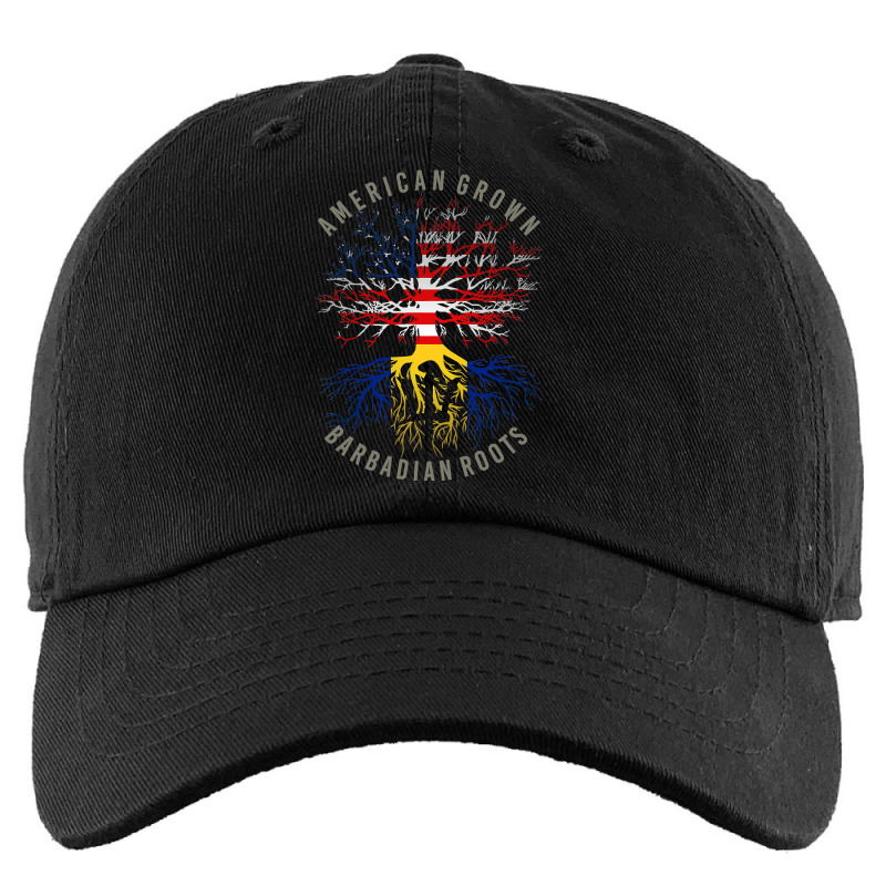 American Grown Barbadian Roots Usa Barbados Flag Heritage T Shirt Kids Cap by WZ90 | Artistshot