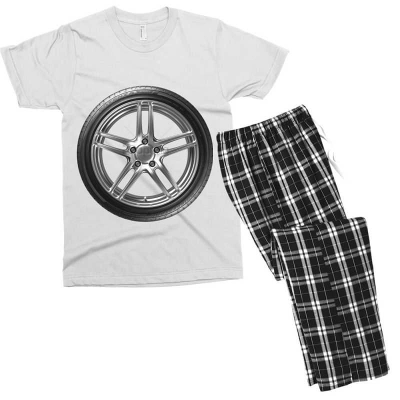 F 1 Crazy Tyre Men's T-shirt Pajama Set | Artistshot