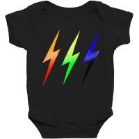 Three Lightning Bolts Baby Bodysuit | Artistshot