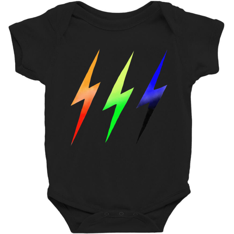 Three Lightning Bolts Baby Bodysuit by cm-arts | Artistshot