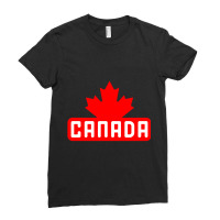 Canada Design Ladies Fitted T-shirt | Artistshot