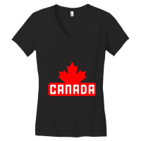 Canada Design Women's V-neck T-shirt | Artistshot