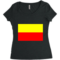 Flag Of Karnataka Women's Triblend Scoop T-shirt | Artistshot