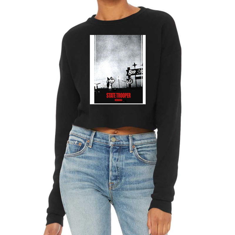 State Trooper Nebraska Cropped Sweater by DavidDurbin | Artistshot