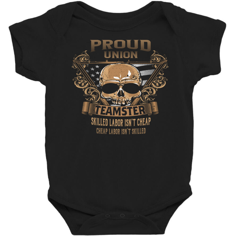 Union Teamsters Pullover Hoodie Baby Bodysuit by cm-arts | Artistshot