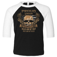 Union Teamsters Pullover Hoodie Toddler 3/4 Sleeve Tee | Artistshot