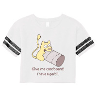 Give My Gerbil Cardboard For Boyfriend Scorecard Crop Tee | Artistshot