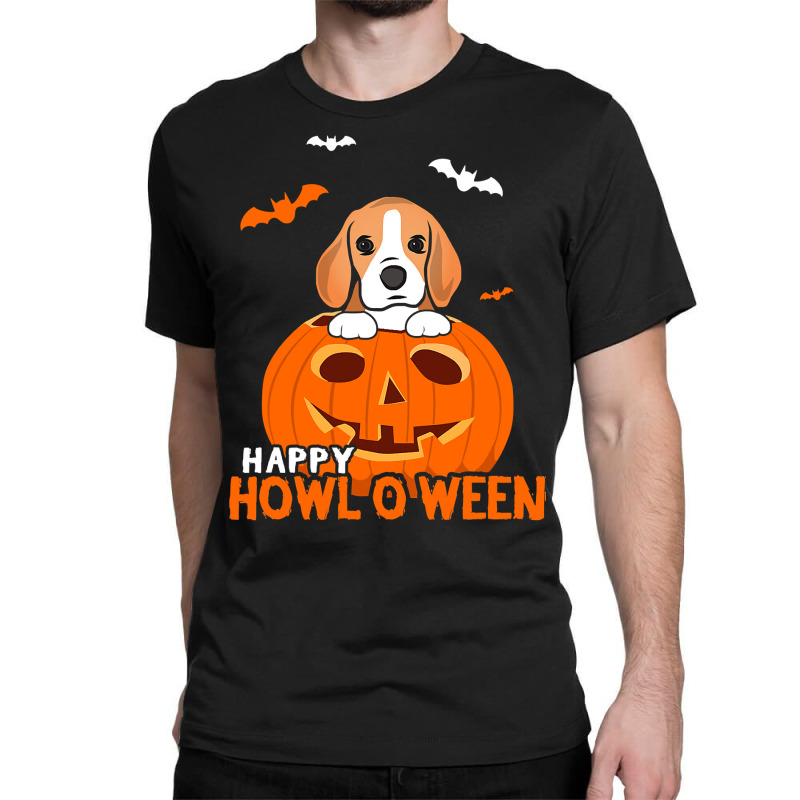 Cute Halloween Beagle Dog Pumpkin Costumes Thanksgiving Classic T-shirt | Artistshot