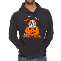 Cute Halloween Beagle Dog Pumpkin Costumes Thanksgiving Vintage Hoodie | Artistshot