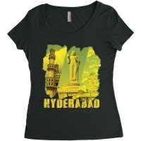 Hyderabad - Multicultural City Women's Triblend Scoop T-shirt | Artistshot