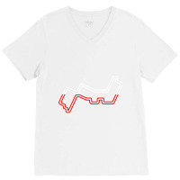 Marina Bay Street Circuit V-neck Tee | Artistshot