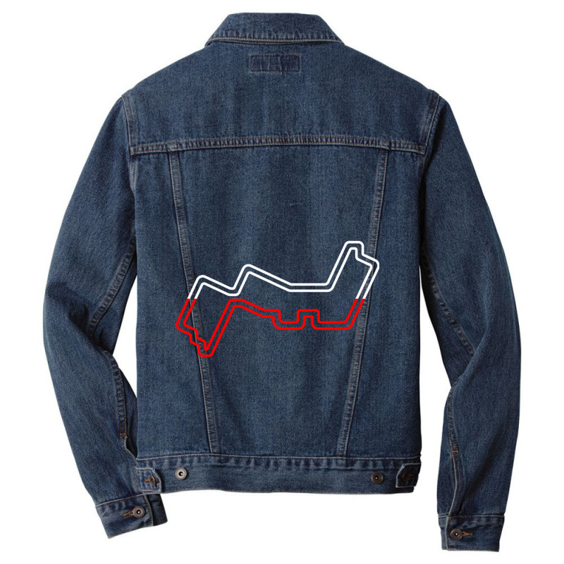 Marina Bay Street Circuit Men Denim Jacket | Artistshot