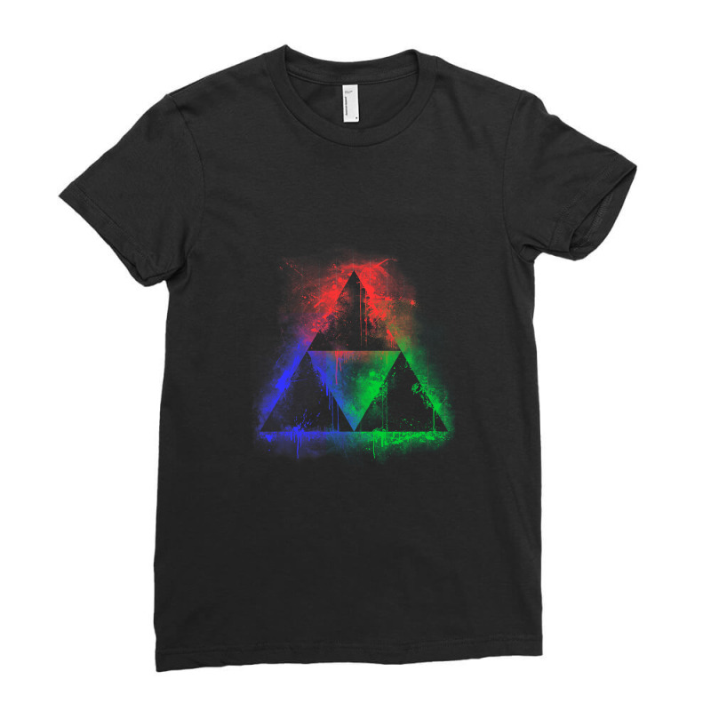 Colours Of The Force Ladies Fitted T-Shirt by BrettHaralson | Artistshot