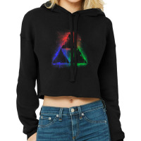 Colours Of The Force Cropped Hoodie | Artistshot