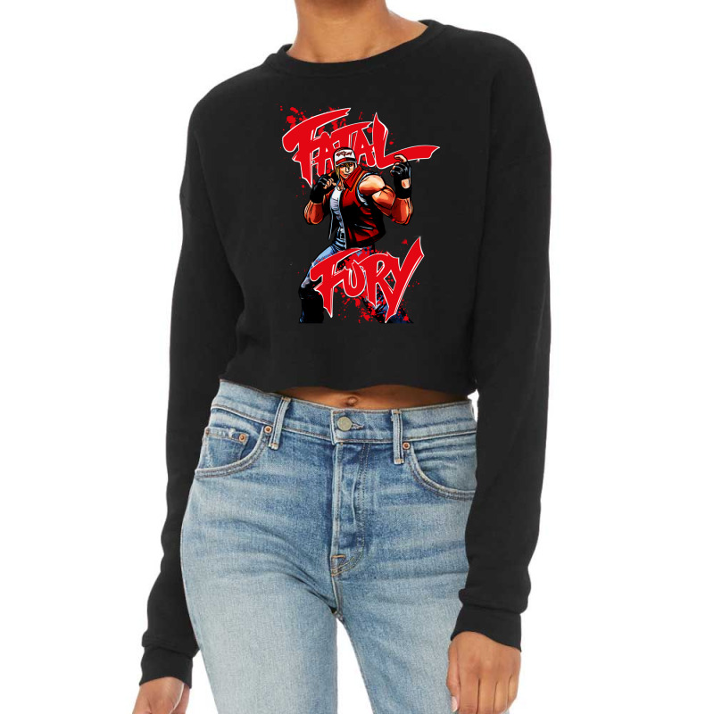 Fatal Fury 1 Cropped Sweater by cm-arts | Artistshot