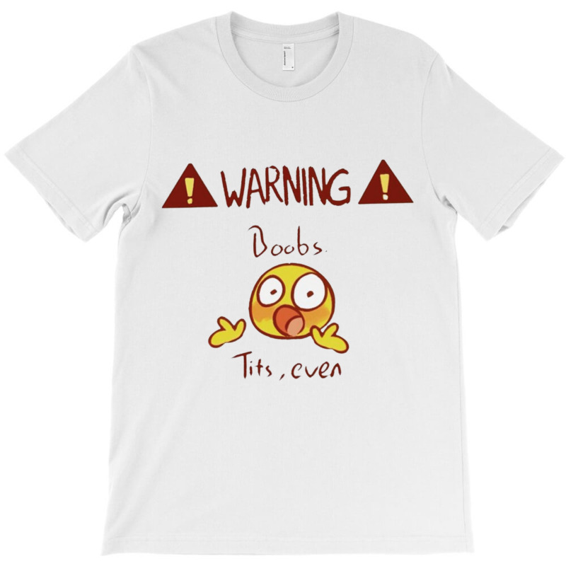 Warning Boobs Tits Even Funny T-shirt Zipper Hoodie. By Artistshot