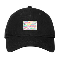 Malayalam Word Cloud Adjustable Cap | Artistshot