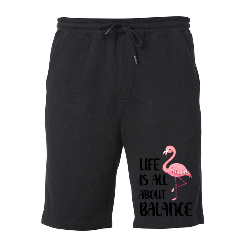 Life Is All About Balance Fleece Short | Artistshot