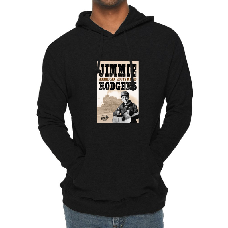 Jimmie Rodgers - American Roots Lightweight Hoodie by cm-arts | Artistshot