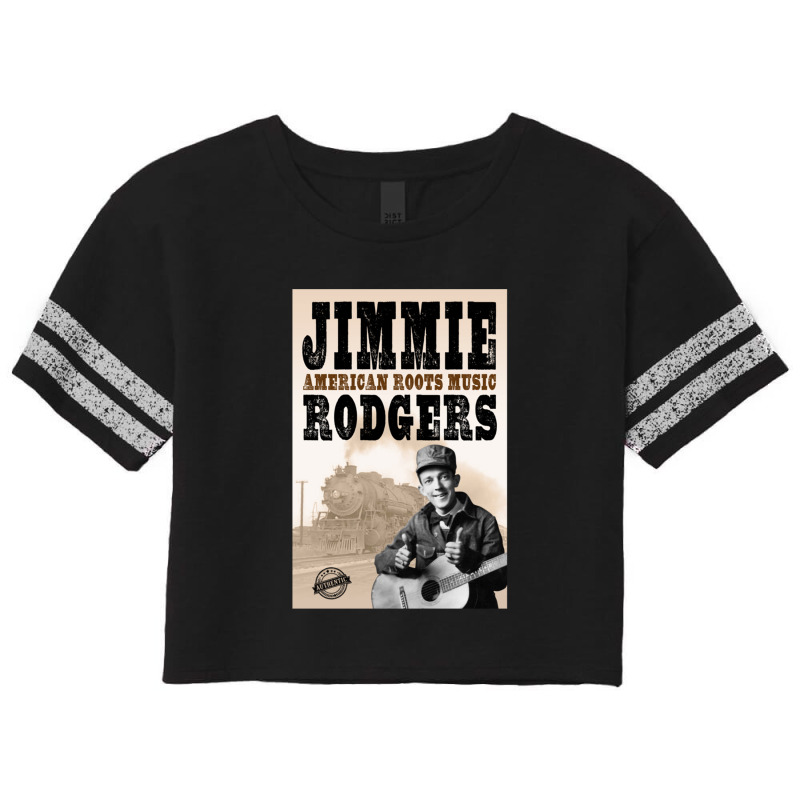 Jimmie Rodgers - American Roots Classic Scorecard Crop Tee by cm-arts | Artistshot