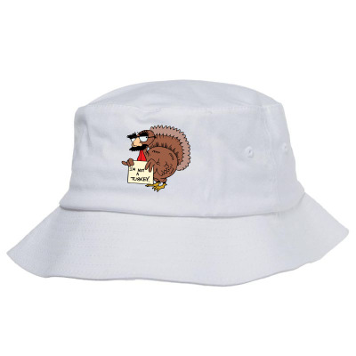 Thanksgiving  I M Not A Turkey (disguised Face Don T Gobble Til You Wo Bucket Hat Designed By Hung