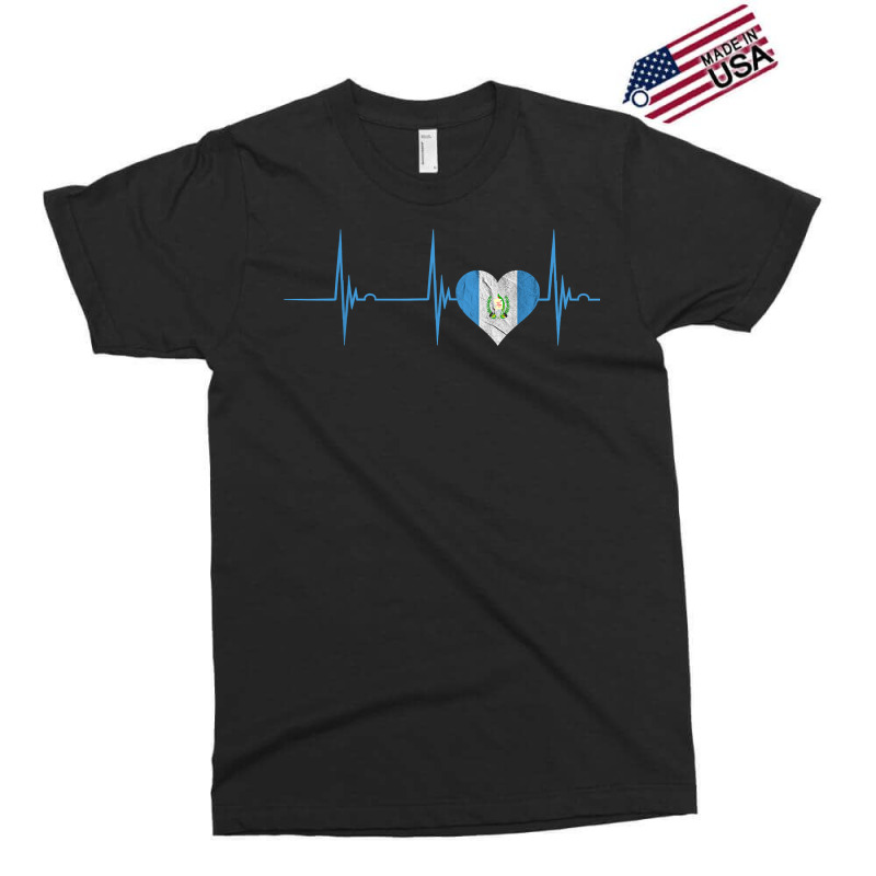 Guatemala Heart Guatemalan Heartbeat Ekg Pulse Chapin Mayan T Shirt Exclusive T-shirt by cm-arts | Artistshot