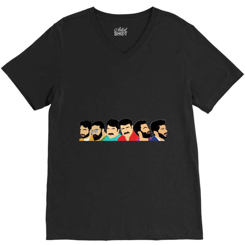 Mallu Superstars V-Neck Tee by cm-arts | Artistshot