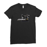 Singer Feather Weight Sewing Machine Ladies Fitted T-shirt | Artistshot