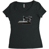 Singer Feather Weight Sewing Machine Women's Triblend Scoop T-shirt | Artistshot