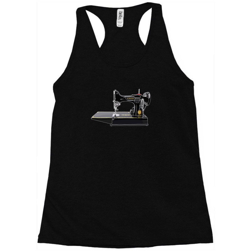 Singer Feather Weight Sewing Machine Racerback Tank by cm-arts | Artistshot