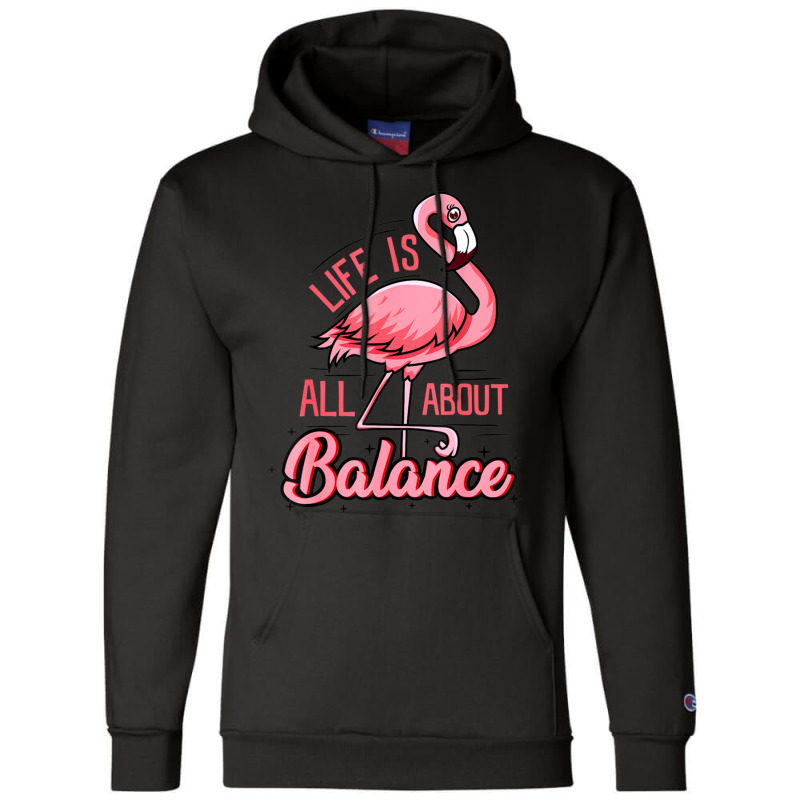 Life Is All About Balance Champion Hoodie | Artistshot