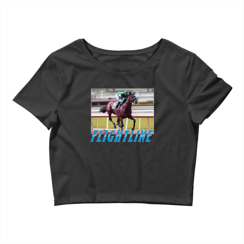 Flightline Classic Horseracing Crop Top by cm-arts | Artistshot