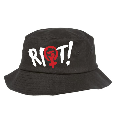 Riot! Bucket Hat Designed By Blqs Apparel