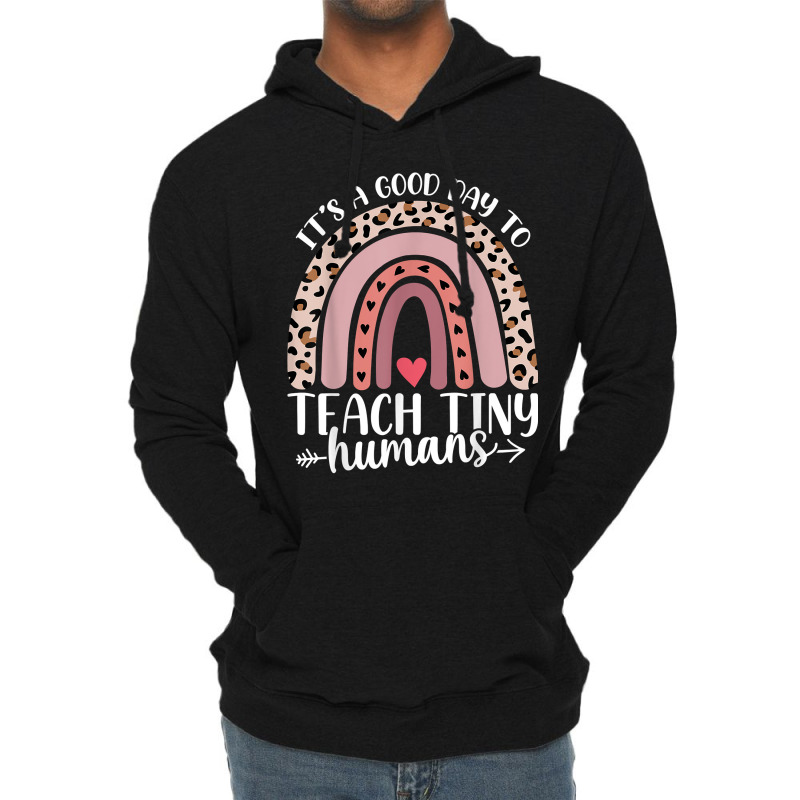 Its Good Day To Teach Tiny Humans Daycare Provider Teacher Birthday Gi Lightweight Hoodie | Artistshot