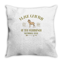 Black Canyon Of The Gunnison National Park Design T Shirt Throw Pillow | Artistshot